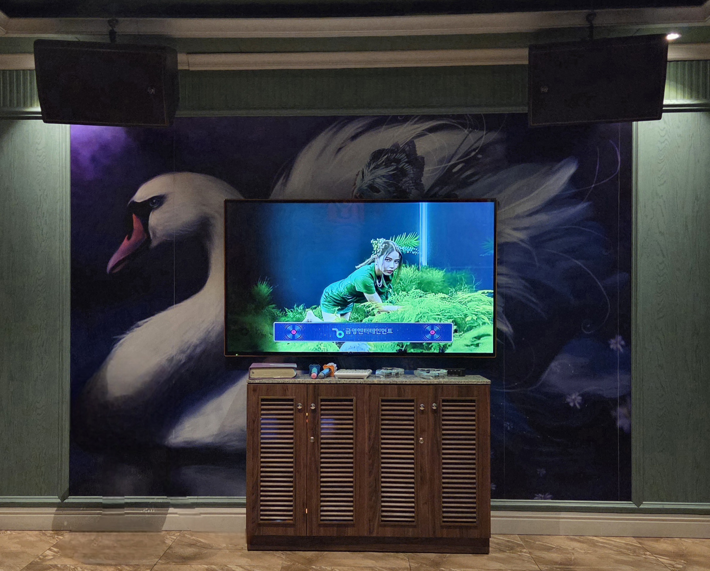 완벽한 룸 컨디션과 음향 시설